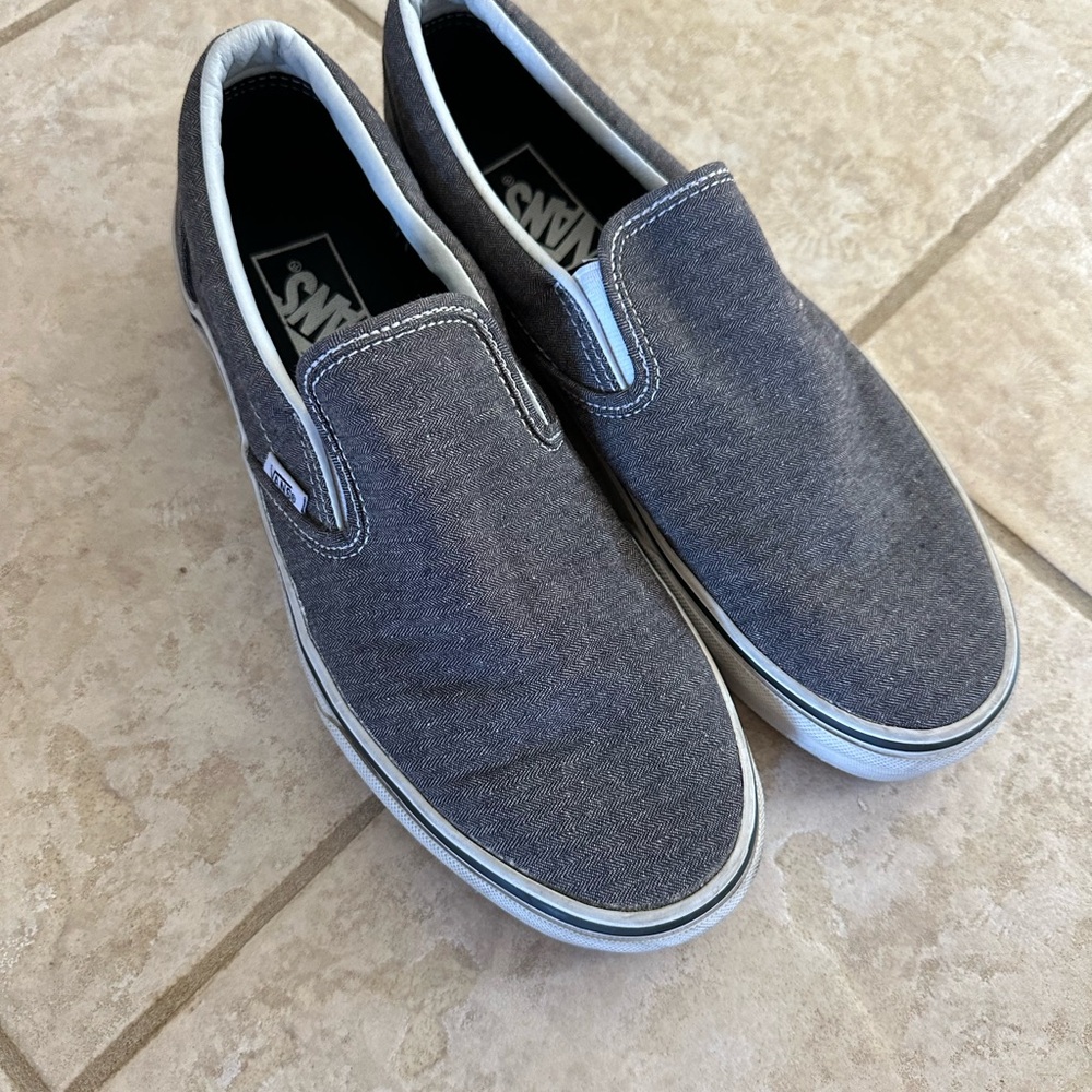 Vans Gray Slip-On